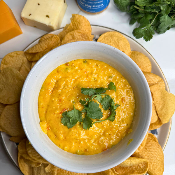 Masala Queso: A Spiced-Up Twist on Creamy Texas Cheese Dip